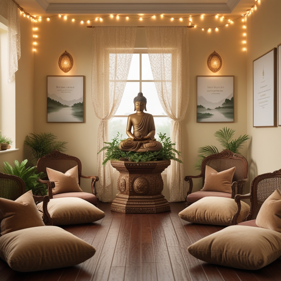 Meditation Room at Brandomoon