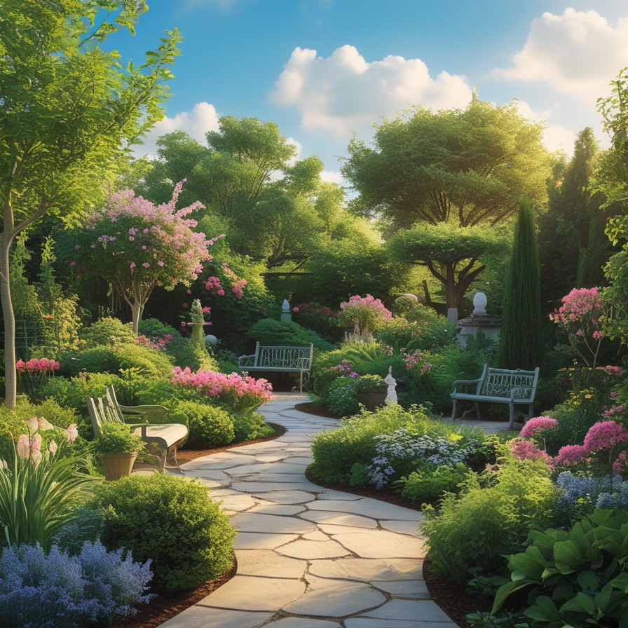 Outdoor Garden at Brandomoon